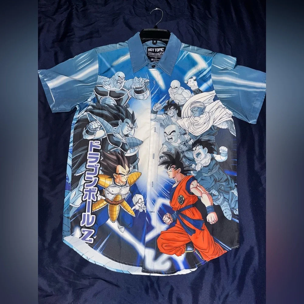 Dragon Ball Z Hot Topic Graphic Men's Shirt Size S - Picture 1 of 3